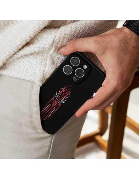 UV DECAL 8X2 CM PINSTRIPE CHICAGO RED AND GREY