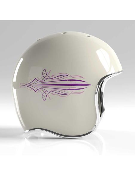 DECALQUE UV 15X6 CM PINSTRIPE SANTA MONICA PURPLE AND PINK