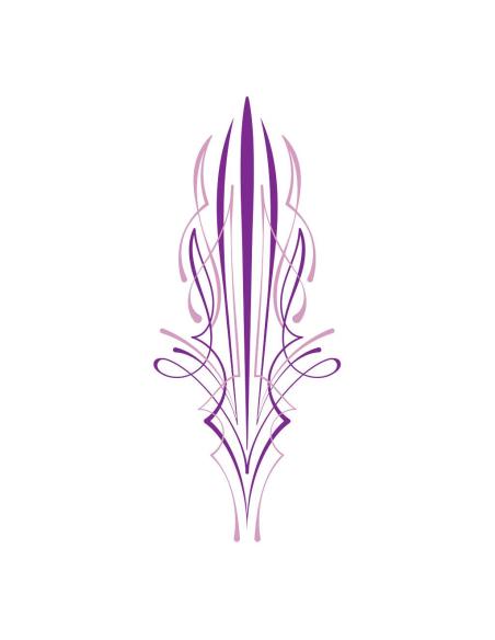 Acquista Calca Uv 15X6 Cm Pinstripe Santa Monica Purple And Pink a prezzo scontato
