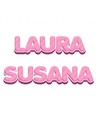 UV DECAL PINK CLOUD PERSONALIZED WITH YOUR NAME
