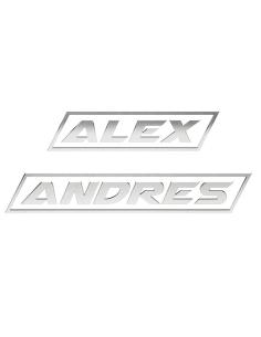 Comprar Calca Uv Chrome Banner Personalizada Con Tu Nombre a precio de oferta