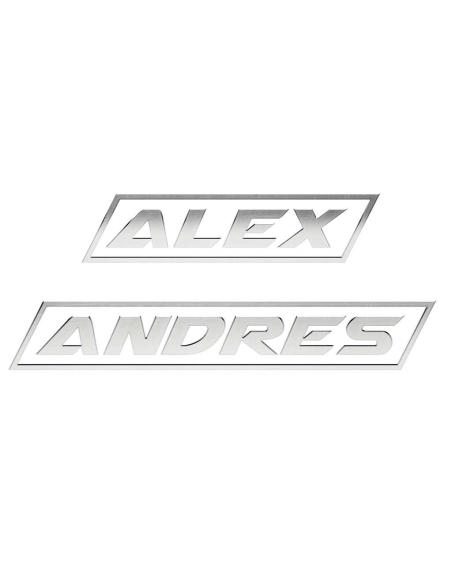 Comprar Calca Uv Chrome Banner Personalizada Con Tu Nombre a precio de oferta