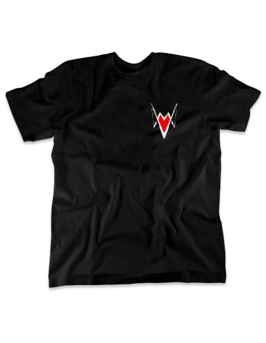 T-SHIRT BIKER LIVES PRETO DUPLO ESTAMPADO