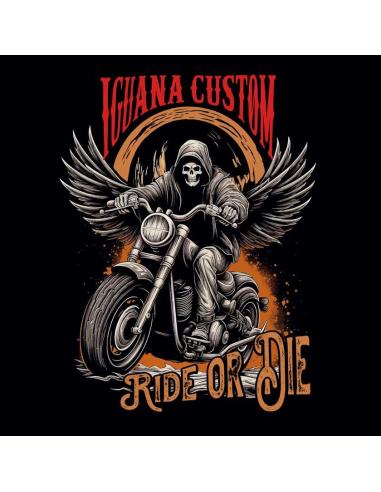 DECALQUE UV GRIM REAPER BIKER 5 X 7 CM BY ICC