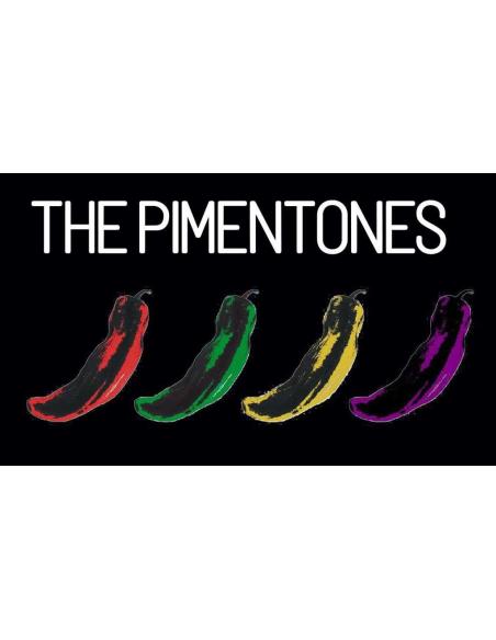 UV DECAL THE PIMENTONES WHITE 4X7 CM