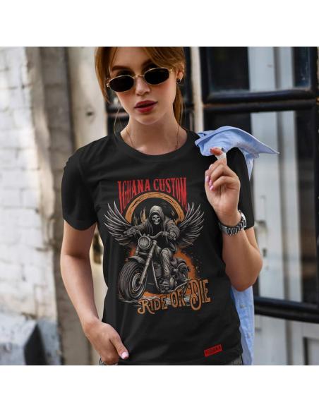 T-Shirt "Grim Reaper" Para Mulher Da Icc | Preço Promocional
