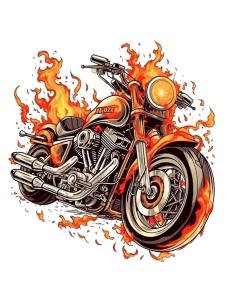 Comprar Calca Uv Bike On Fire 7X8 Cm. a precio de oferta