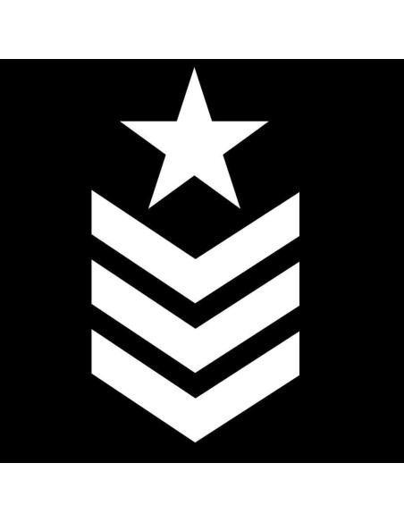 UV DECAL MILITARY INSIGNIA 45X80MM FOR DARK BACKGROUNDS