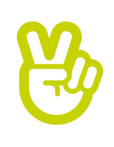 UV DECAL BIKER GREETING GREEN 3X3.5CM