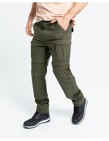 Acquista Pantalone Bicity Air III Man Verde Militare Stile Cargo Convertibile a prezzo scontato