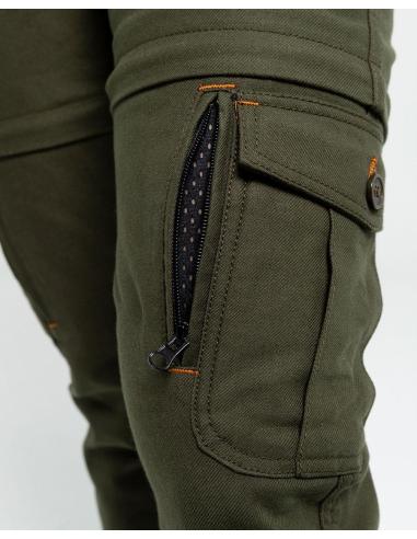 Acquista Pantaloni By City Air III Femminile Verde Militare Stile Cargo Convertibili a prezzo scontato