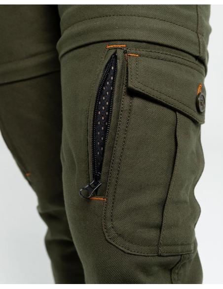 Comprar Pantalón By City Air Iii Femenino Verde Militar Estilo Cargo Convertible a precio de oferta
