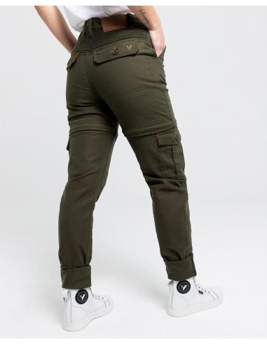 Acquista Pantaloni By City Air III Femminile Verde Militare Stile Cargo Convertibili a prezzo scontato