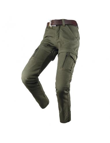 BY CITY AIR III LADY MILITARY GREEN CONVERTIBLE CARGO PANTS