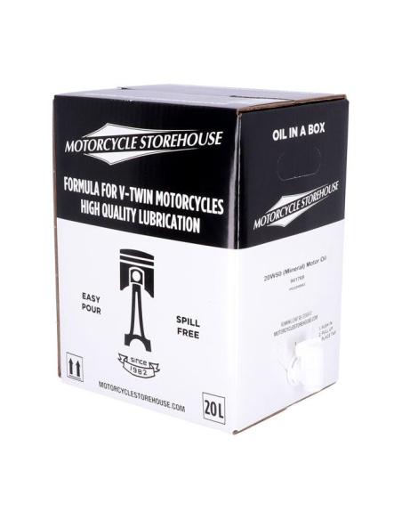 BOX OF 20 LITERS ENGINE OIL MCS 20W50 MINERAL