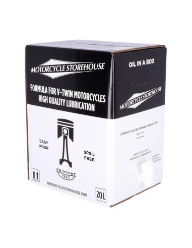 CAIXA DE 20 LITROS ÓLEO DE MOTOR MCS 20W50 SINTÉTICO