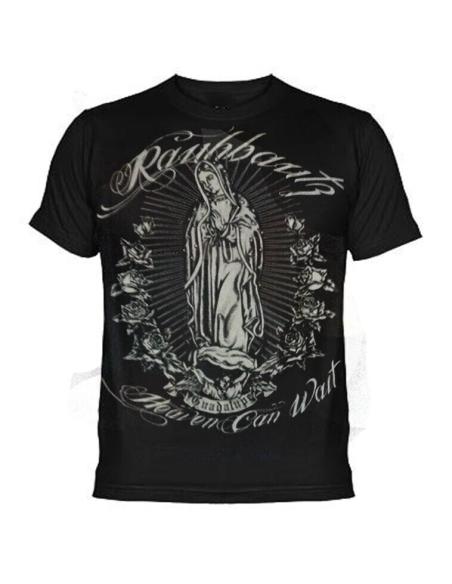 Acquista T-shirt Manica Corta Nera "Virgin" a prezzo scontato