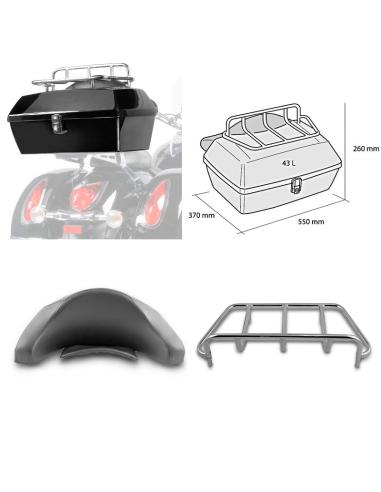 RIGID TRUNK TOURING MATT BLACK VRAMACK