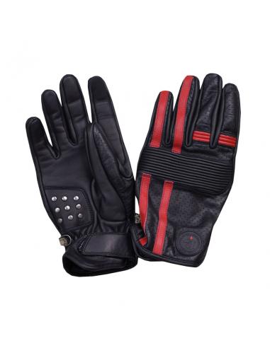 GLOVES 12+1 MADRID BLACK AND RED