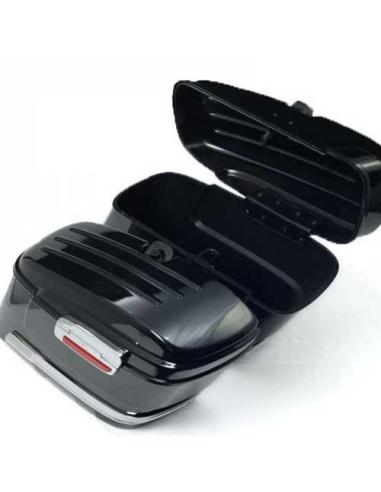 FORWIND GLOSS BLACK HARD SADDLEBAGS