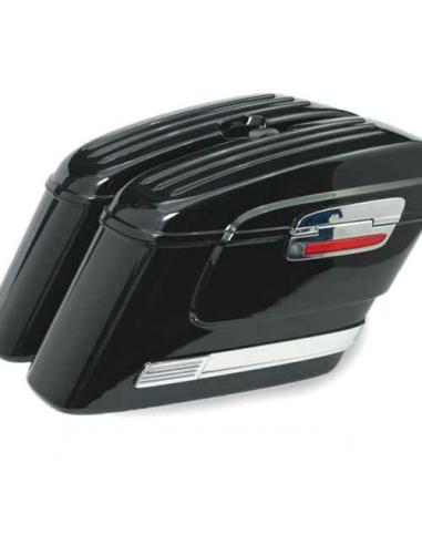 Comprar Alforjas Rigidas Vramack "Forwind" Negro Brillo a precio de oferta