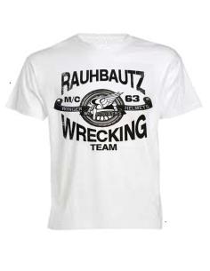 Acquista Maglietta a Maniche Corte Bianca "Wrecking Team" Rauhbautz a prezzo scontato