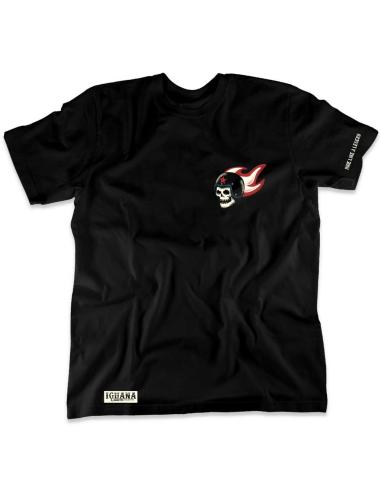 CAMISETA SKULL RIDE FAST IGUANA CUSTOM
