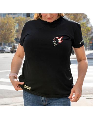 SKULL RIDE FAST OR DIE LAST T-SHIRT GRANDE TAILLE POUR FEMMES