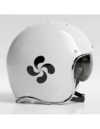 UV QUADRISQUEL DECAL LAUBURU BLACK 8 CM