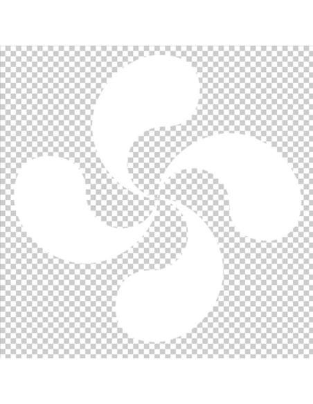 Comprar Calca Uv Cuatrisquel Lauburu Blanco 8 Cm a precio de oferta