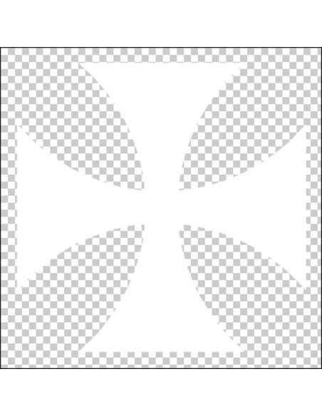 Comprar Calca Uv Cruz De Malta Recta Blanca De 8 Cm a precio de oferta