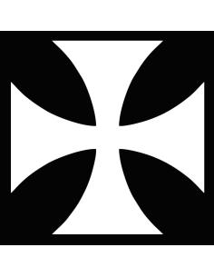 UV DECAL STRAIGHT MALT CROSS WHITE 5 CM 2