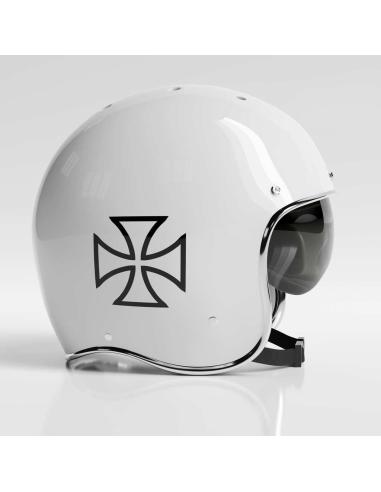 UV DECAL MALT CROSS 8 CM BLACK LINE