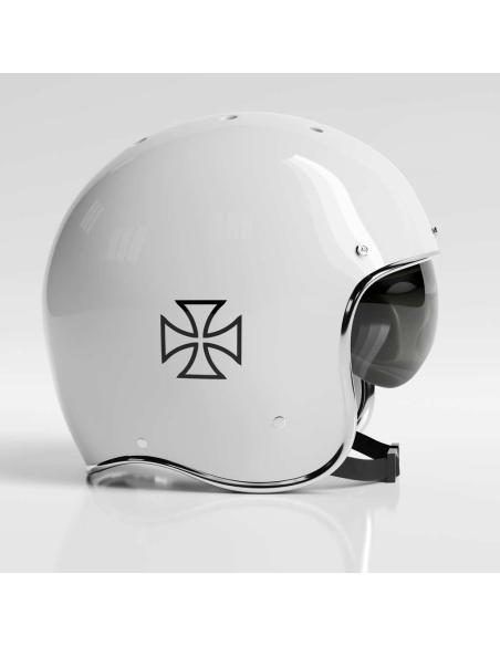 UV DECAL MALT CROSS 5 CM BLACK LINE