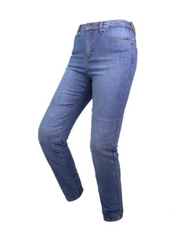 Comprar Pantalón Bull Lady Azul Claro Con Protecciones De By City a precio de oferta