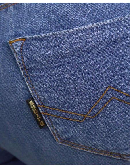 Comprar Pantalón Bull Lady Azul Claro Con Protecciones De By City a precio de oferta