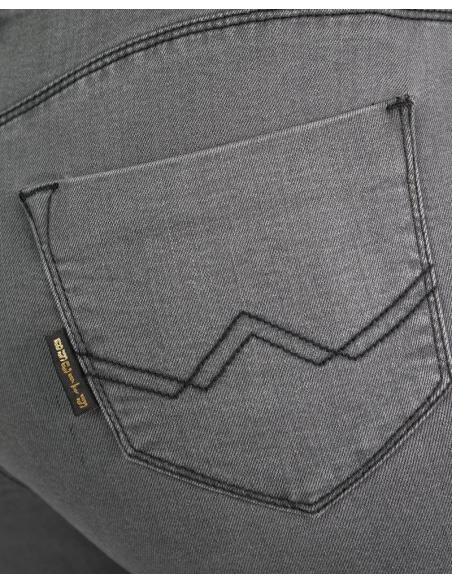 BULL LADY GRAY PANTS AA HOMOLOGATED WITH PROTECTIONS BY BY CITY