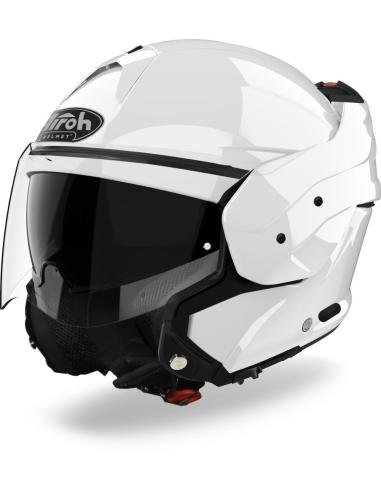 Compra Casco Airoh Mathisse Modular Convertibile 180º Bianco Lucido a prezzo scontato