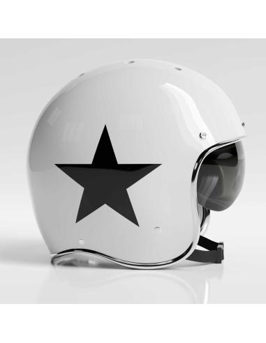 11 CM BLACK STAR UV DECAL