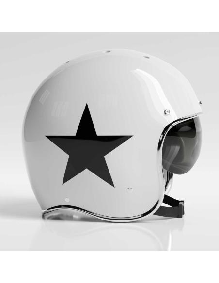 11 CM BLACK STAR UV DECAL