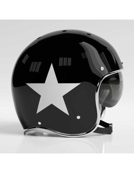 11 CM UV WHITE STAR DECAL