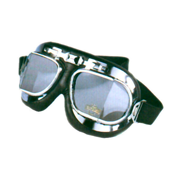CHROMED RED BARON GOGGLES