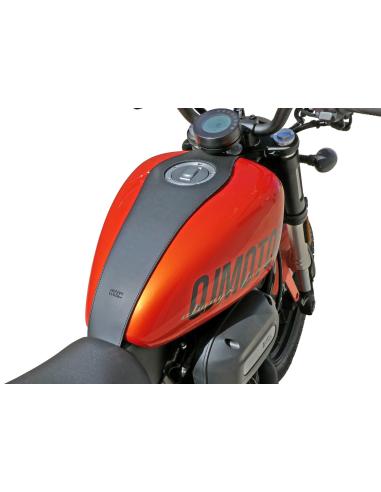 COUVERCLE DE RÉSERVOIR EN CUIR NOIR QJ SRV125