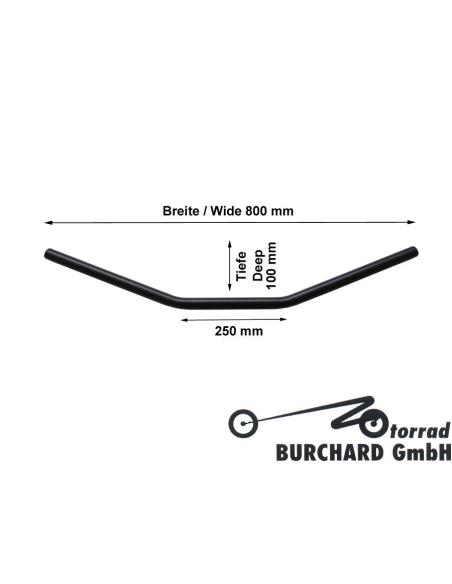 Handlebar "Drag Style Wide" 80Cm Black | Sale Price
