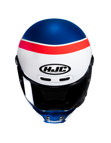 Acquista Casco V10 Hjc Helmets Decorazione Uva Grape Mc21Blu, Bianco e Rosso a prezzo scontato
