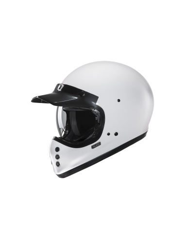 Comprar Casco Hjc V60 Blanco Brillo El Nuevo Clásico De Cascos Off-Road a precio de oferta