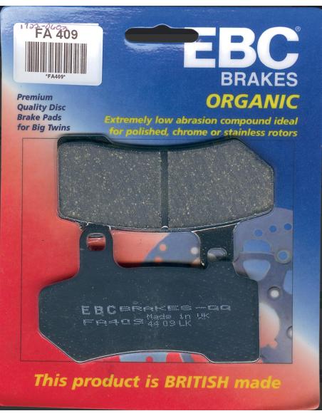 Comprar Pastillas De Freno Ebc Orgánica Fa409 Ser Para Harley-Davidson a precio de oferta