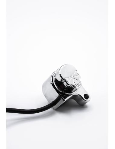 Comprar Modos De Conducción Rbw-Skull Cromado Lado Derecho Para Hd 2014 A 2015 (Solo Puño Electronico) a precio de oferta