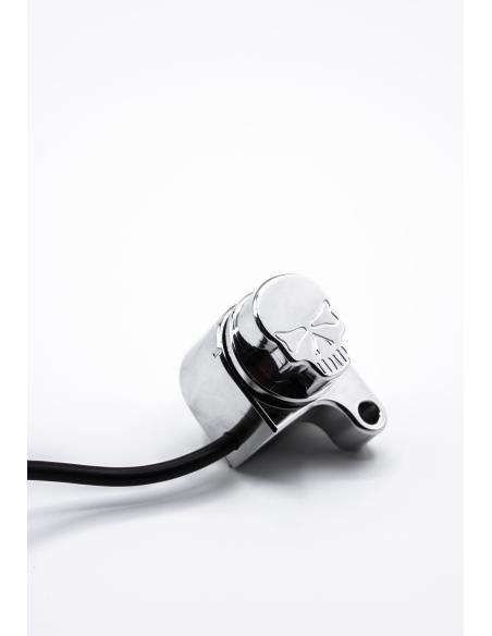 Comprar Modos De Conducción Rbw-Skull Cromado Lado Derecho Para Hd 2014 A 2015 (Solo Puño Electronico) a precio de oferta