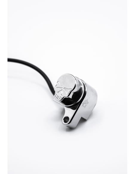 Comprar Modos De Conducción Rbw-Skull Cromado Lado Derecho Para Hd 2014 A 2015 (Solo Puño Electronico) a precio de oferta